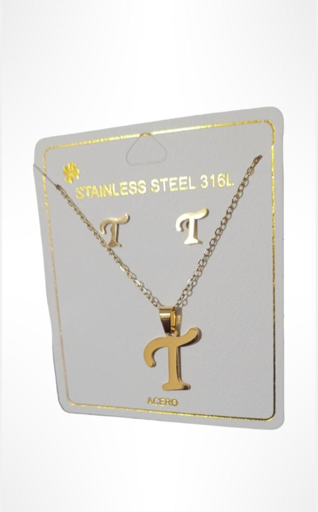 LETTER T - Stainless Steel