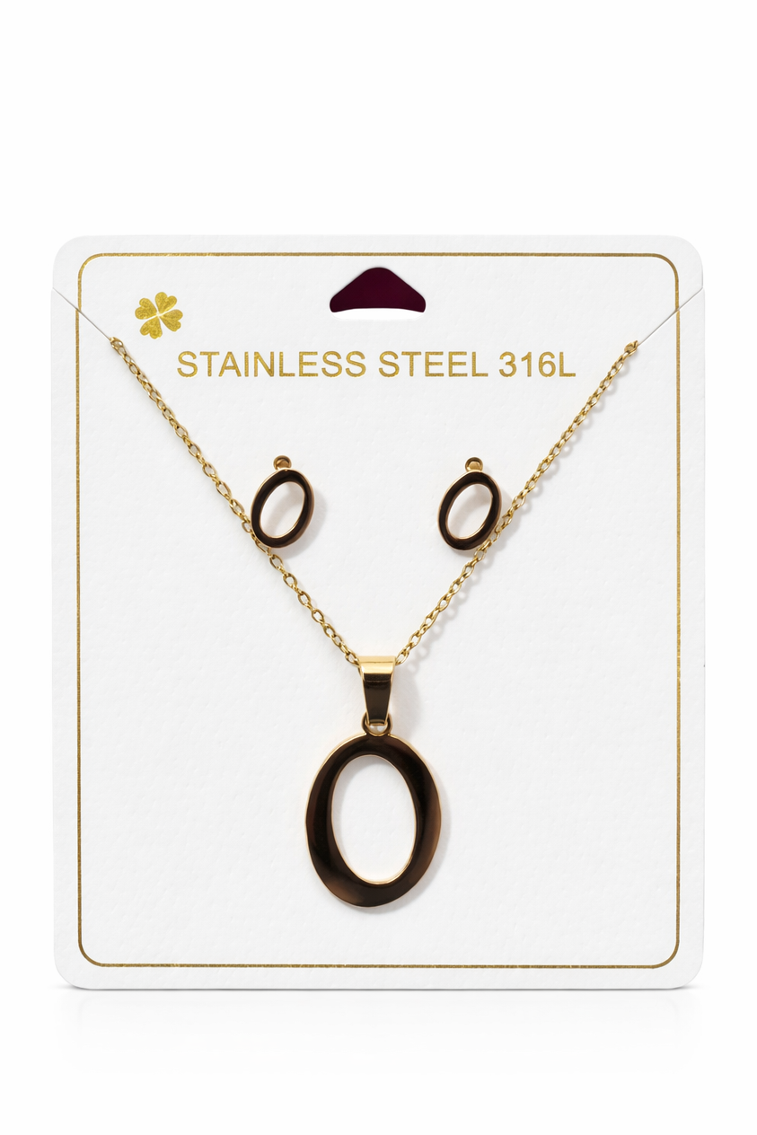 LETRA O - Stainless Steel