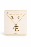 LETRA E - STAINLESS STEEL